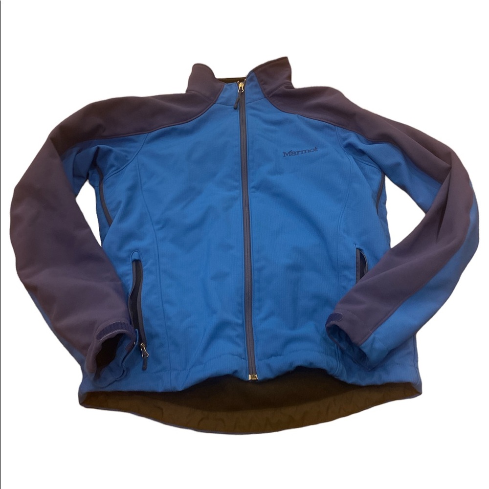 Marmot Sharp Point Men's Softshell Jacket, Sz M, Blue, EUC